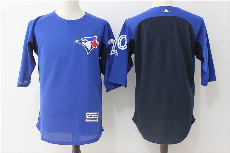 2017 MLB Toronto Blue Jays #20 Blue Practice clothes Jerseys->toronto blue jays->MLB Jersey